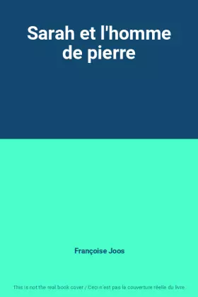 Couverture du produit · Sarah et l'homme de pierre