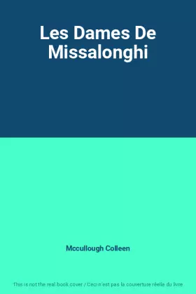 Couverture du produit · Les Dames De Missalonghi