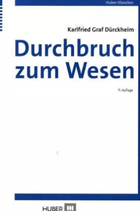 Couverture du produit · Durchbruch zum Wesen