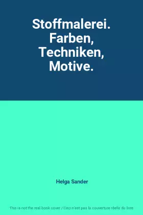 Couverture du produit · Stoffmalerei. Farben, Techniken, Motive.