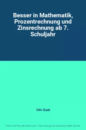 Couverture du produit · Besser in Mathematik, Prozentrechnung und Zinsrechnung ab 7. Schuljahr
