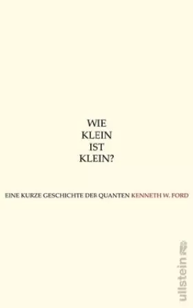 Couverture du produit · Wie klein ist klein?: Eine kurze Geschichte der Quanten