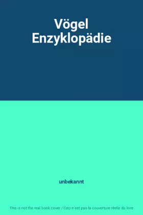 Couverture du produit · Vögel Enzyklopädie