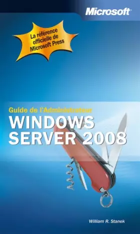 Couverture du produit · Guide de l'administrateur Windows Server 2008