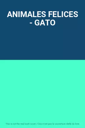 Couverture du produit · ANIMALES FELICES - GATO