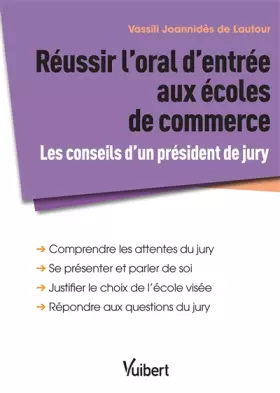 Couverture du produit · Réussir l'oral d'entrée aux écoles de commerce