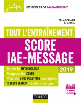 Couverture du produit · Score IAE-Message - Tout l'entraînement - 2019