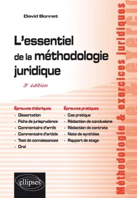 Couverture du produit · L'Essentiel de la Méthodologie Juridique