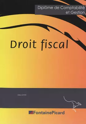 Couverture du produit · Droit fiscal DCG