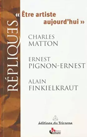 Couverture du produit · Être artiste aujourd'hui