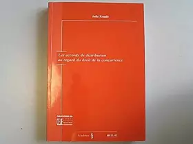 Couverture du produit · Les accords de distribution au regard du droit de la concurrence: Droit suisse et droit communautaire dans dans une perspective