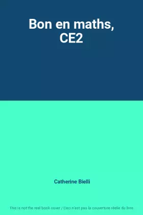 Couverture du produit · Bon en maths, CE2