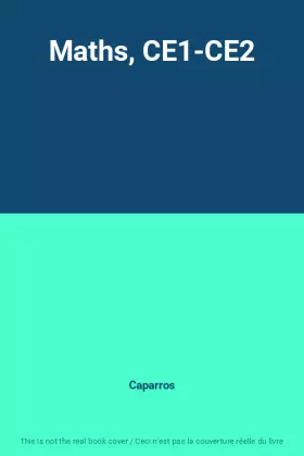 Couverture du produit · Maths, CE1-CE2