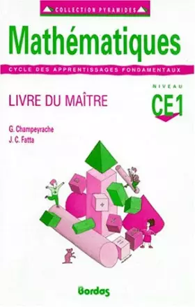 Couverture du produit · Mathématiques, CE1. Livre du maître