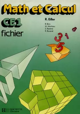 Couverture du produit · Math et calcul, CE1. Fichier