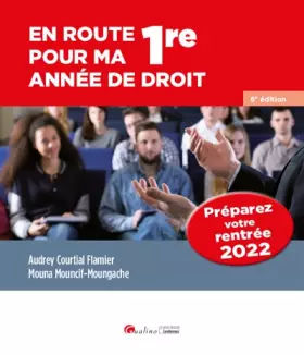 Couverture du produit · En route pour ma 1re année de droit: Une préparation et un accompagnement pendant l'été et/ou au cours du premier semestre