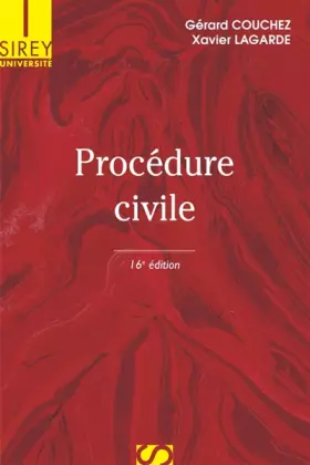 Couverture du produit · Procédure civile - 16e éd.: Université