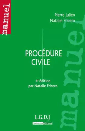 Couverture du produit · Procédure civile