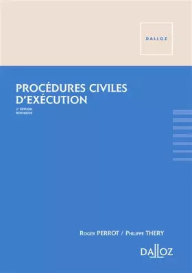 Couverture du produit · Procédures civiles d'exécution. 3e éd.