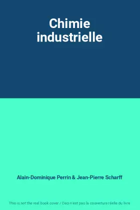 Couverture du produit · Chimie industrielle