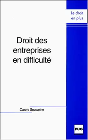 Couverture du produit · Droit des entreprises en difficulté