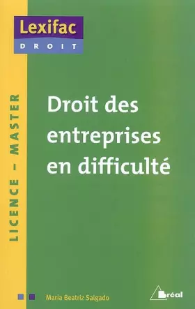 Couverture du produit · Droit des entreprises en difficulté