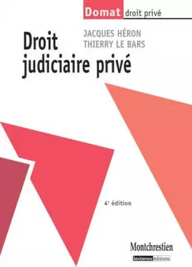 Couverture du produit · Droit judiciaire privé