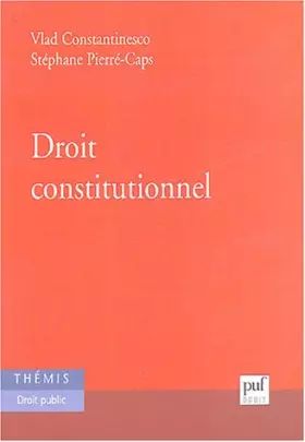 Couverture du produit · Droit constitutionnel