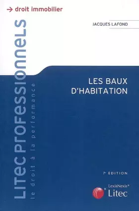 Couverture du produit · Les baux d'habitation