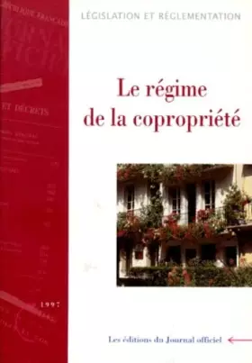 Couverture du produit · Le régime de la copropriété