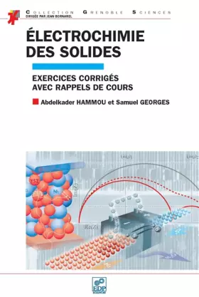 Couverture du produit · Electrochimie des solides: Exercices corrigés avec rappels de cours