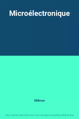 Couverture du produit · Microélectronique