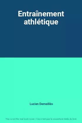 Couverture du produit · Entraînement athlétique