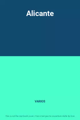Couverture du produit · Alicante