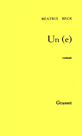Couverture du produit · Un (e)