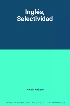 Couverture du produit · Inglés, Selectividad