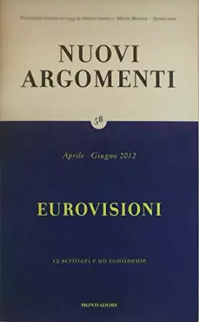 Couverture du produit · Nuovi argomenti. Eurovisioni (Vol. 58)