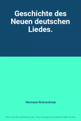 Couverture du produit · Geschichte des Neuen deutschen Liedes.