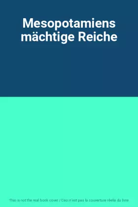 Couverture du produit · Mesopotamiens mächtige Reiche
