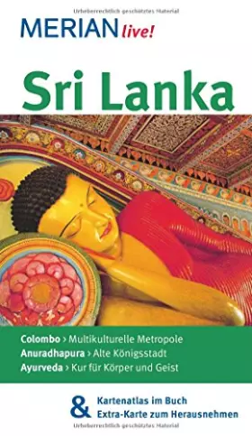 Couverture du produit · MERIAN live! Reiseführer Sri Lanka: MERIAN live! - MIt Kartenatlas im Buch und Extra-Karte zum Herausnehmen