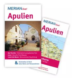 Couverture du produit · MERIAN live! Reiseführer Apulien: MERIAN live! - Mit Kartenatlas im Buch und Extra-Karte zum Herausnehmen