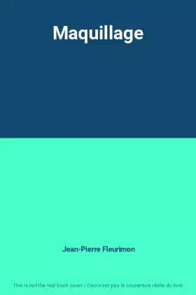 Couverture du produit · Maquillage