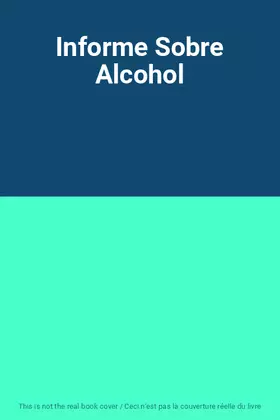 Couverture du produit · Informe Sobre Alcohol