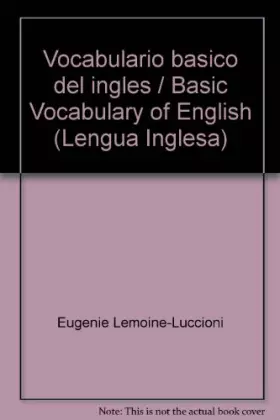 Couverture du produit · Vocabulario basico del ingles / Basic Vocabulary of English (Lengua Inglesa)