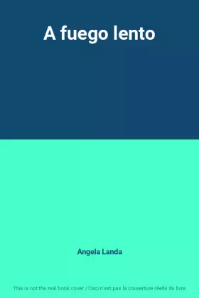 Couverture du produit · A fuego lento