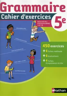 Couverture du produit · Cahier de Grammaire 5e