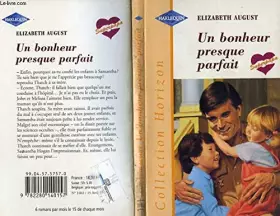 Couverture du produit · Un bonheur presque parfait (Collection Horizon)