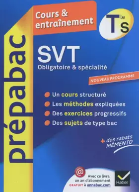 Couverture du produit · SVT Tle S Spécifique & spécialité - Prépabac Cours & entraînement: Cours, méthodes et exercices - Terminale S
