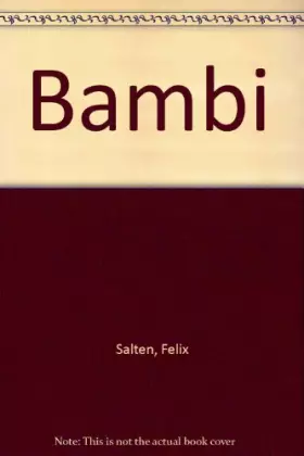 Couverture du produit · Bambi