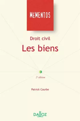 Couverture du produit · Droit civil : Les Biens